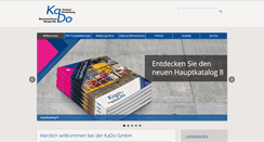 Desktop Screenshot of kado-baumaschinen.de