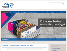 Tablet Screenshot of kado-baumaschinen.de
